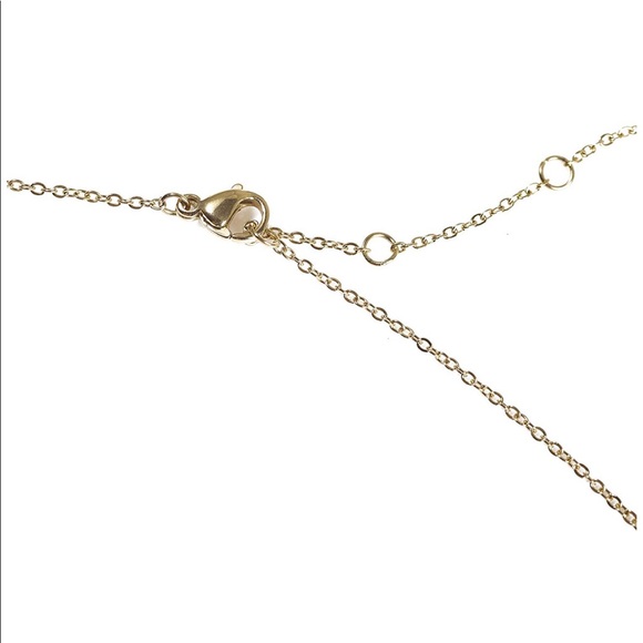 🆕NWOT Pretty Gold Circle Necklace - Picture 5 of 5